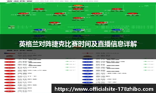 英格兰对阵捷克比赛时间及直播信息详解